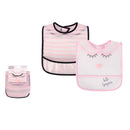 Hudson Baby 2pcs Easy Clean PEVA Waterproof Bibs-2