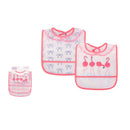 Hudson Baby 2pcs Easy Clean PEVA Waterproof Bibs-4
