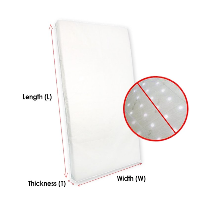 Babydreams Foam Mattress Without Ventilation Holes for Joie Kubbie Pla Baby Kingdom Pte Ltd