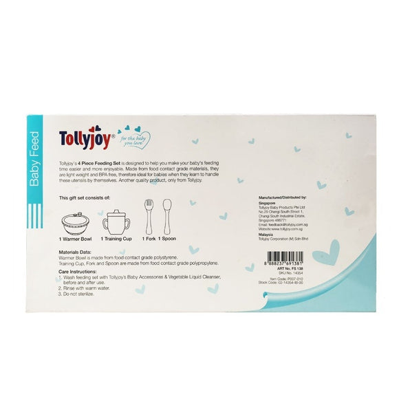 Tollyjoy 4 Piece Feeding Set