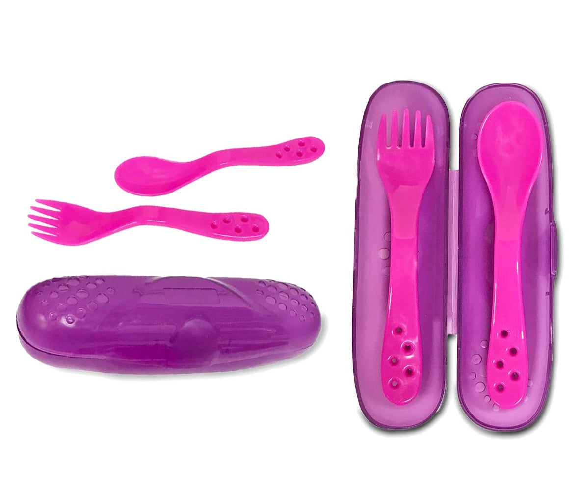 Lucky Baby Skoop On The Go Cutlery Set