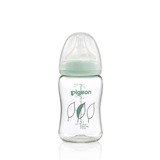 Buy 200ml Pigeon SofTouch™ T-Ester Nursing Bottle Leaf (Wide-Neck)(0+m/3+m)