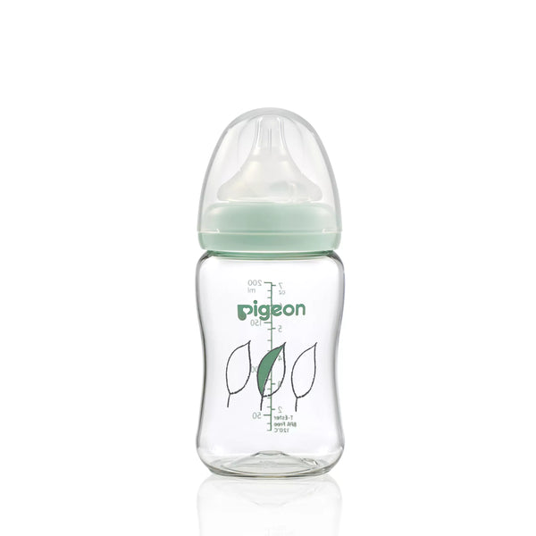Pigeon SofTouch™ T-Ester Nursing Bottle Leaf (Wide-Neck)(0+m/3+m)