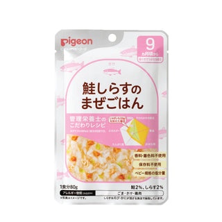 Buy salmon-cooked-rice [Made in Japan] Pigeon Retort Baby Food (80g/100g) (9/12/16 Months) (Promo)