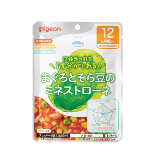 Buy tuna-minestrone [Made in Japan] Pigeon Retort Baby Food (80g/100g) (9/12/16 Months) (Promo)