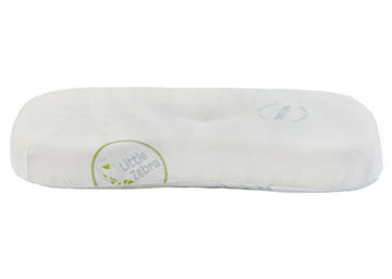 Little Zebra 100% Natural Latex Small Contour Pillow With Case (12-30mths) - 0