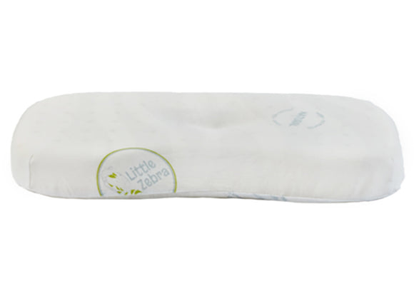 Little Zebra 100% Natural Latex Small Contour Pillow With Case (12-30mths)