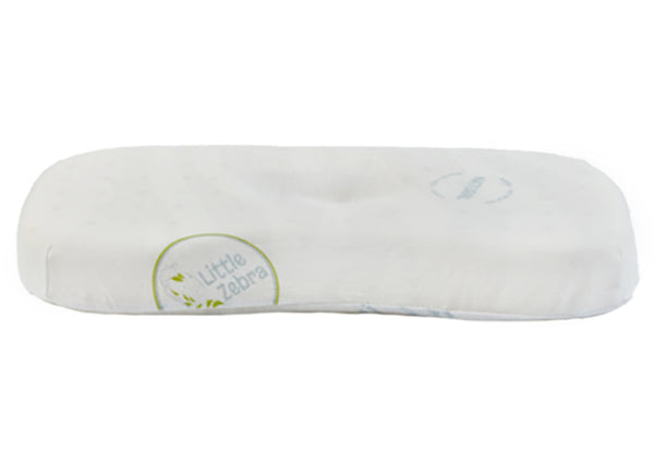 Little Zebra 100% Natural Latex Small Contour Pillow With Case (12-30mths)