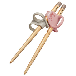 Combi Educational Chopsticks (Right-Handed)(Wooden/Plastic)