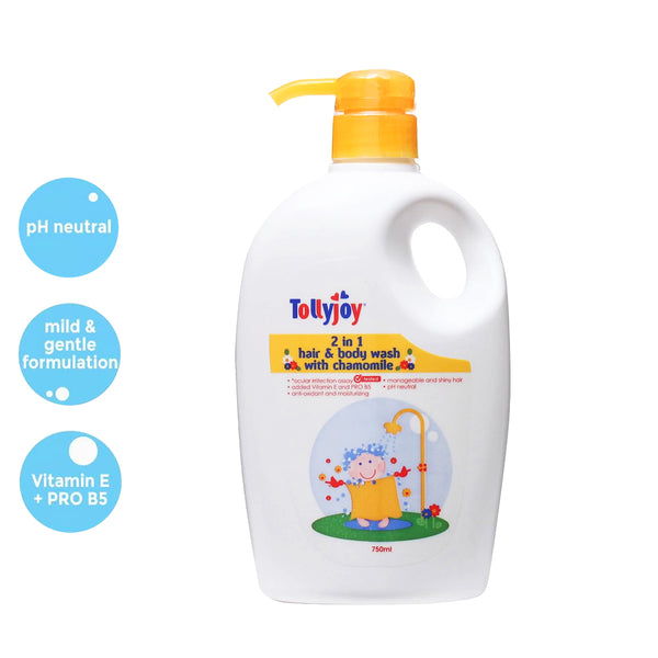 Tollyjoy 2in1 Hair and Baby Wash 750ml (Promo)