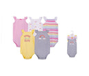 Hudson Baby 5pcs Vest Bodysuit Set - Rainbow-2