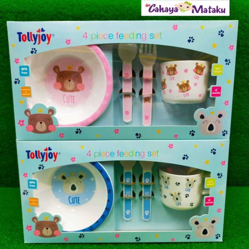Tollyjoy 4 PCS Feeding Set (Koala/ Bear)
