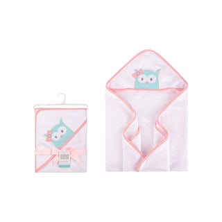 Buy owl Hudson Baby 1pc Hooded Towel (Woven Terry)