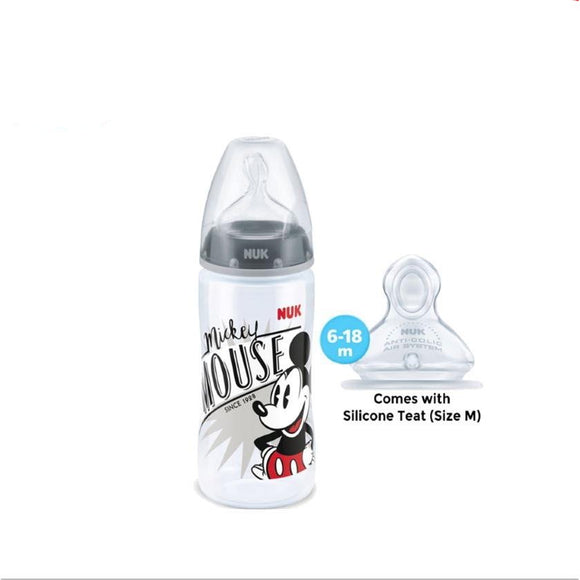 NUK Premium Choice+ PP Bottle 300ml with Silicone Teat 6-18m