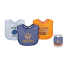 Luvable Friends 3pcs Knit Terry With Peva Bib-1