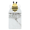 Hudson Baby 1pc Animal Hooded Towel (Woven Terry)-2