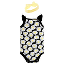 Hudson Baby 6pcs Short Sleeve Bodysuit and Headbands Set-7