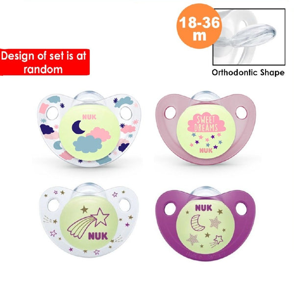 NUK Night and Day Soother -S3 -18-36m - Set of 2PCS