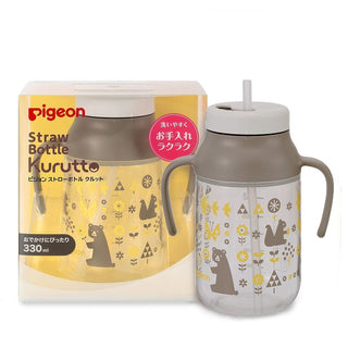 Pigeon Straw Bottle Kurutto 330ml