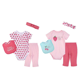 Buy strawberry Hudson Baby 8pcs Newborn Baby Clothing Gift Set