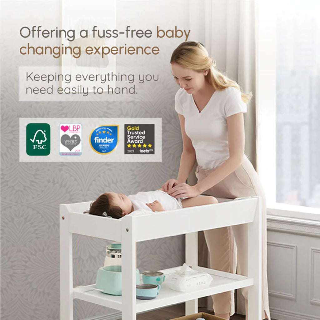 (Pre-order) Australia Boori Solid Wood 3 Tier Baby Changing Station - ETA End Oct - 0