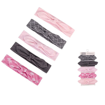 Hudson Baby 5 Headbands (0-24M)