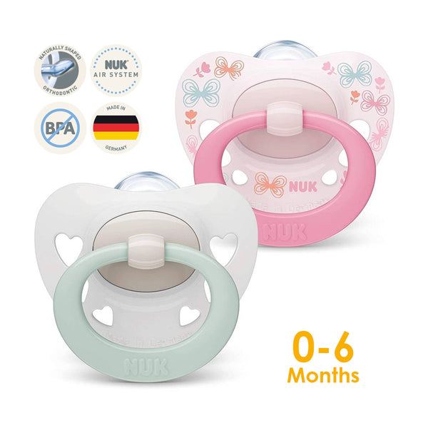 NUK Signature Day Silicone Soother Bundle Sets (0-6months and 6-18 months) (Promo)