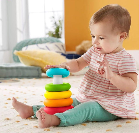 Fisher Price Baby Education Toys Brilliant Basics Rock a Stack