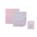 Hudson Baby 2pcs Interlock Swaddle Blankets-1