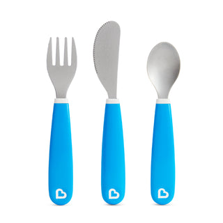 Buy blue Munchkin Splash Fork Knife Spoon