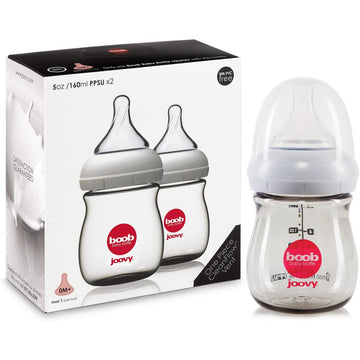 Joovy Boob PPSU Baby Bottle 160ml Twin - 0