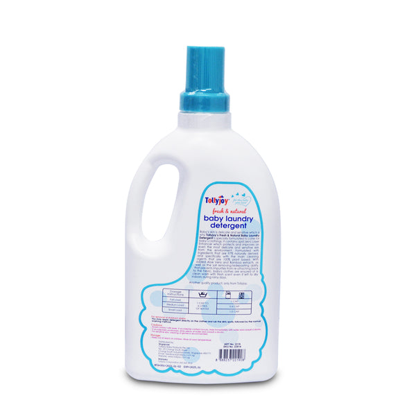 Tollyjoy Fresh & Natural Baby Laundry Detergent Bottle 1000ml (1/ 2/ 3/ 6/ 8 Bottles) (Promo)