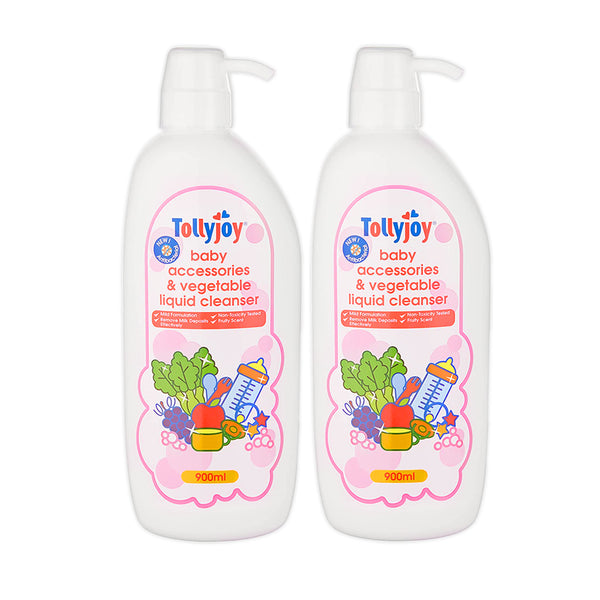 Tollyjoy Antibacterial Baby Accessories and Vegetable Liquid Cleanser 900ml (Promo)