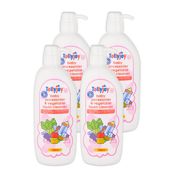 Tollyjoy Antibacterial Baby Accessories and Vegetable Liquid Cleanser 900ml