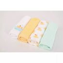 Hudson Baby 4pcs Washcloths (Woven Terry)-3