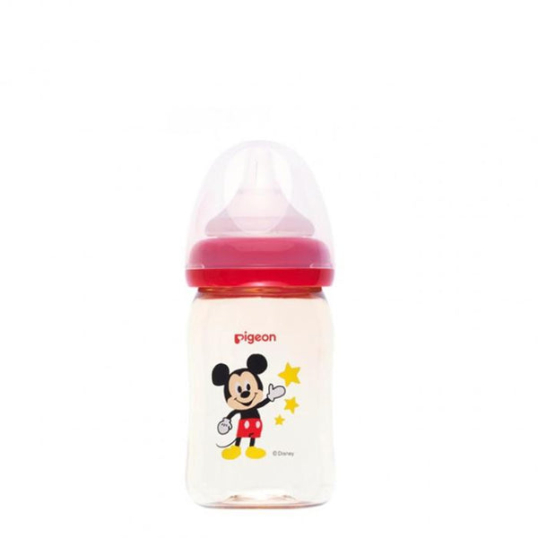 Pigeon SofTouch Peristaltic PLUS Wide Neck Disney Series Bottle (Promo)