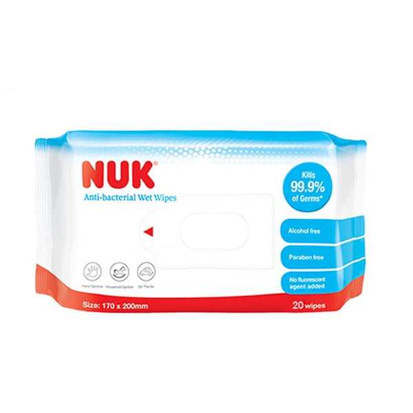 NUK Anti-bacterial Wet Wipes - 20pcs per pack (Promo)