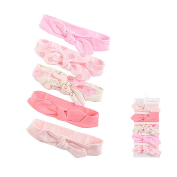 Hudson Baby 5 Headbands (0-24M) - 0