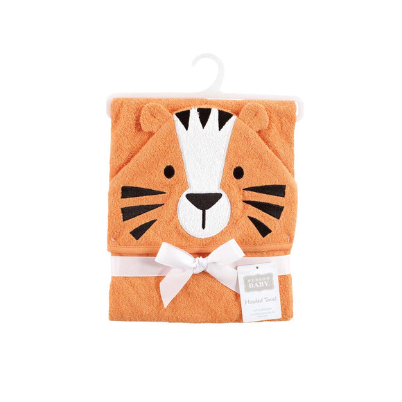 Hudson Baby 1pc Animal Hooded Towel (Woven Terry)