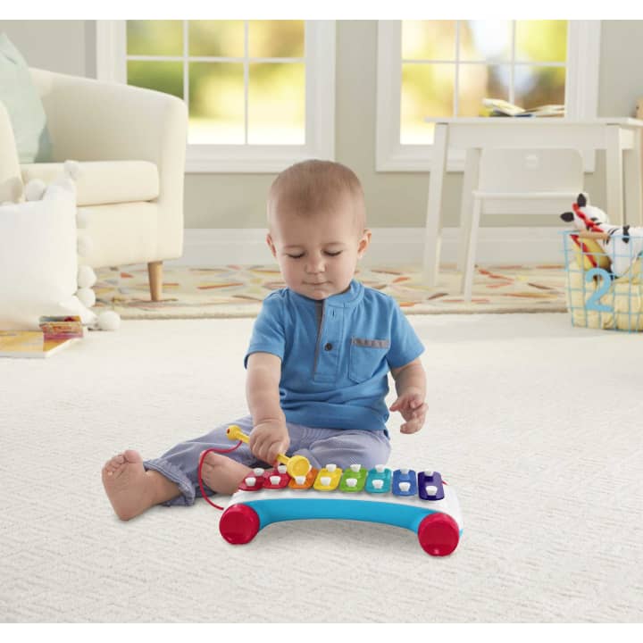 Fisher Price Classic Xylophone, Colorful Musical Pull Toy - 0