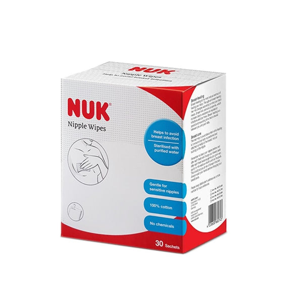 NUK Nipple Wipes - 30PCS Per Pack