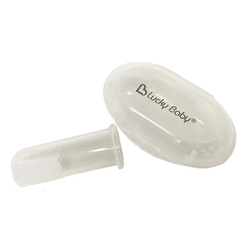 Lucky Baby Finger Silicone Brush with Case - 0