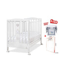 Italbaby Baby Re-Cot with 7 in 1 Premium Bedding Set and Anti-Dustmite Foam Mattress with ventilation holes-1