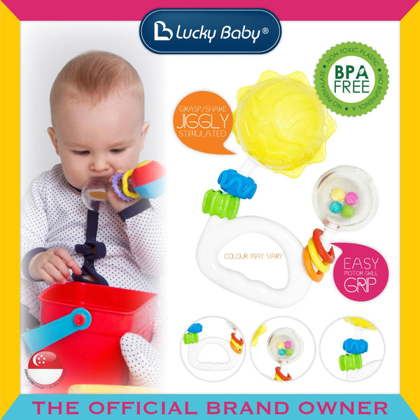 Lucky Baby Discovery Pals™ Jiggly™ Rattle - Sun