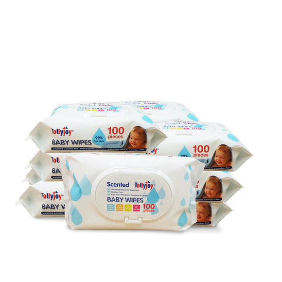 Tollyjoy Scented Baby Wipes - 100pcs per pack (2in1 pack)