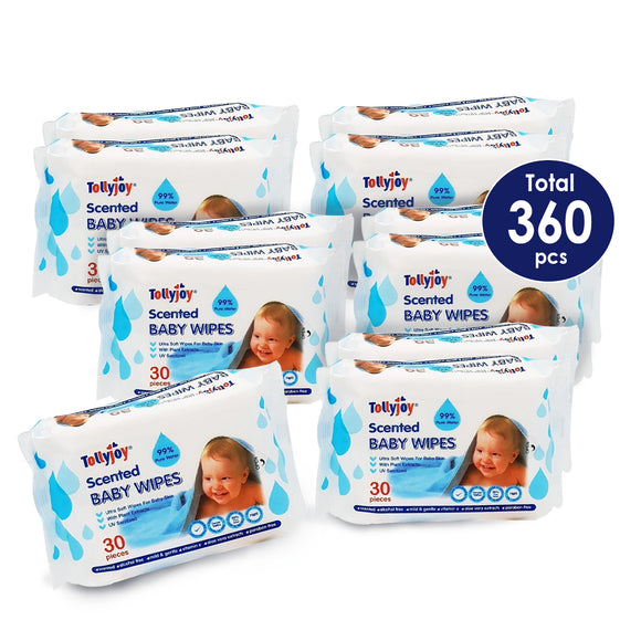 Tollyjoy Scented Baby Wipes - 2 In 1