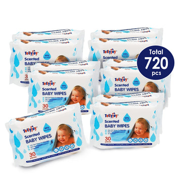 Tollyjoy Scented Baby Wipes - 2 In 1 - 0