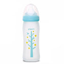 Pigeon SofTouch™ Wide Neck Silicone Glass Nursing Bottle (160ml/240ml)(Promo)