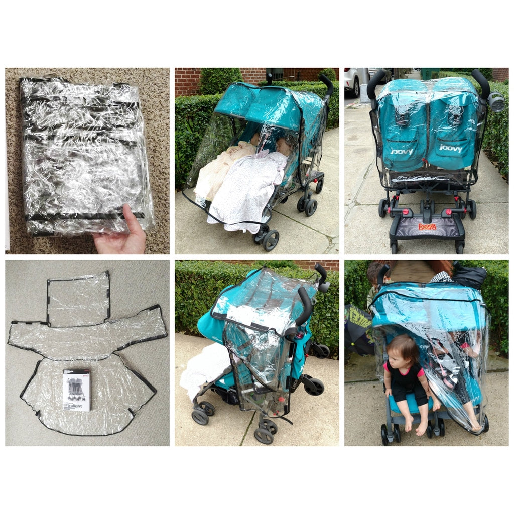 Joovy Twin Groove Ultralight Stroller Rain Cover - 0