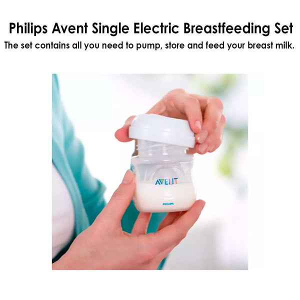 Philips Avent Single Electric Breast Pump Set + Breast Pads (Promo)